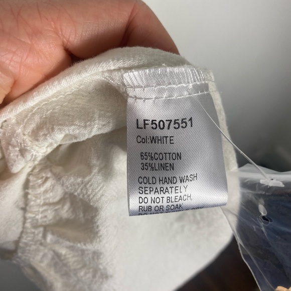 Lunar Fox MAYA BLOUSE - WHITE - Picture 4 of 6